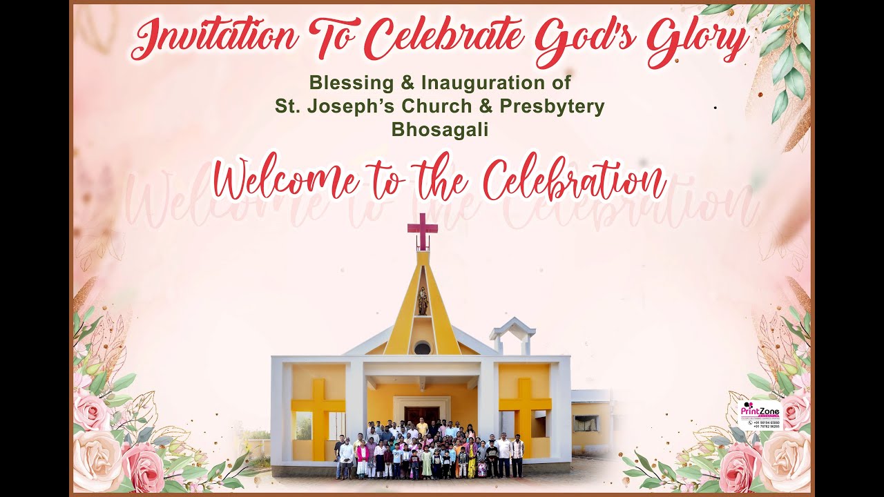 Inauguration of  St. Joseph’s Church, Bhosagali