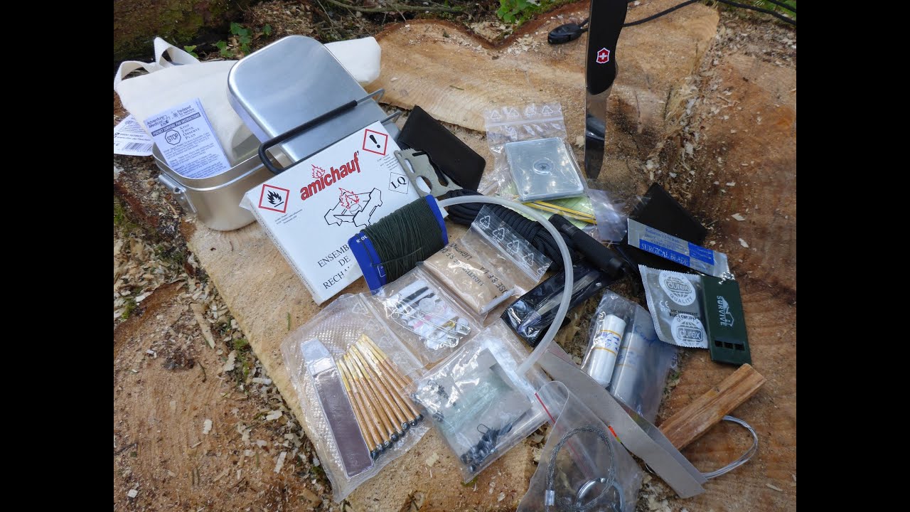 Survival-Set in der Trangia Brotdose