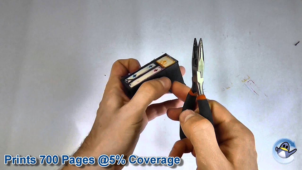 Inside HP 61/301 Instant Ink Colour Ink Cartridge