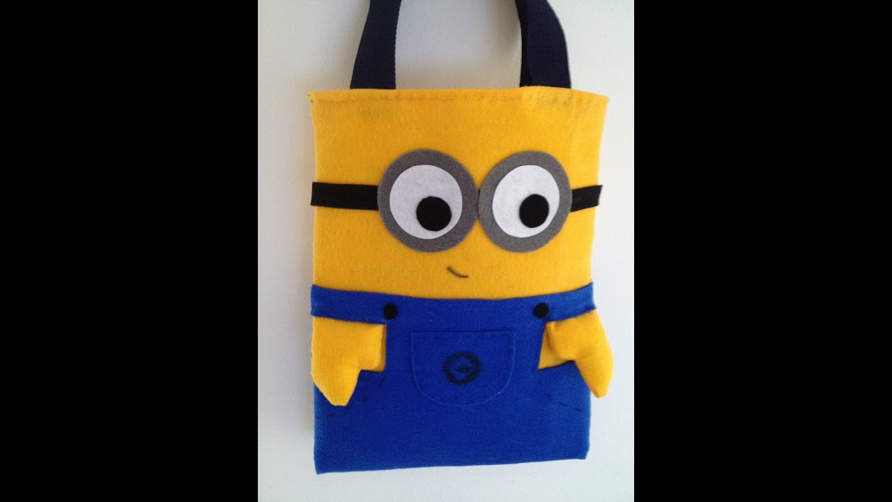 Tutorial de regreso a clases: bolso de minions /bag DIY