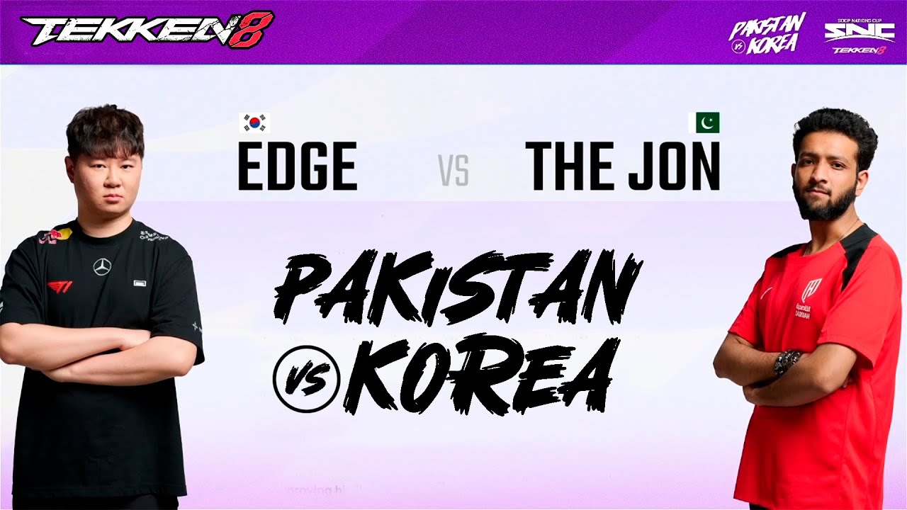 Edge (Hwoarang) VS The Jon (King) ➤ PAKISTAN vs KOREA - SOOP NATIONS CUP - Tekken 8