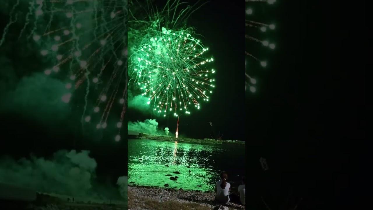 primo fuoco Pirotecnico 22/9/2024 Pirotek Festa Patronale di Molfetta