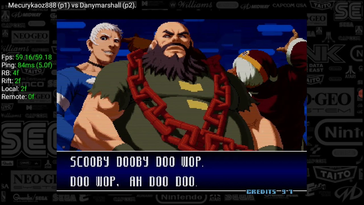 ANBERNIC RG505 GGPO GAMEPLAY (FIGHTCADE ANDROID)