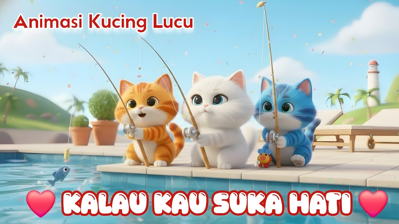 Kalau Kau Suka Hati Tepuk Tangan 👏 | Lagu Anak Indonesia Populer | Kucing | Kucing Lucu Ulang Tahun