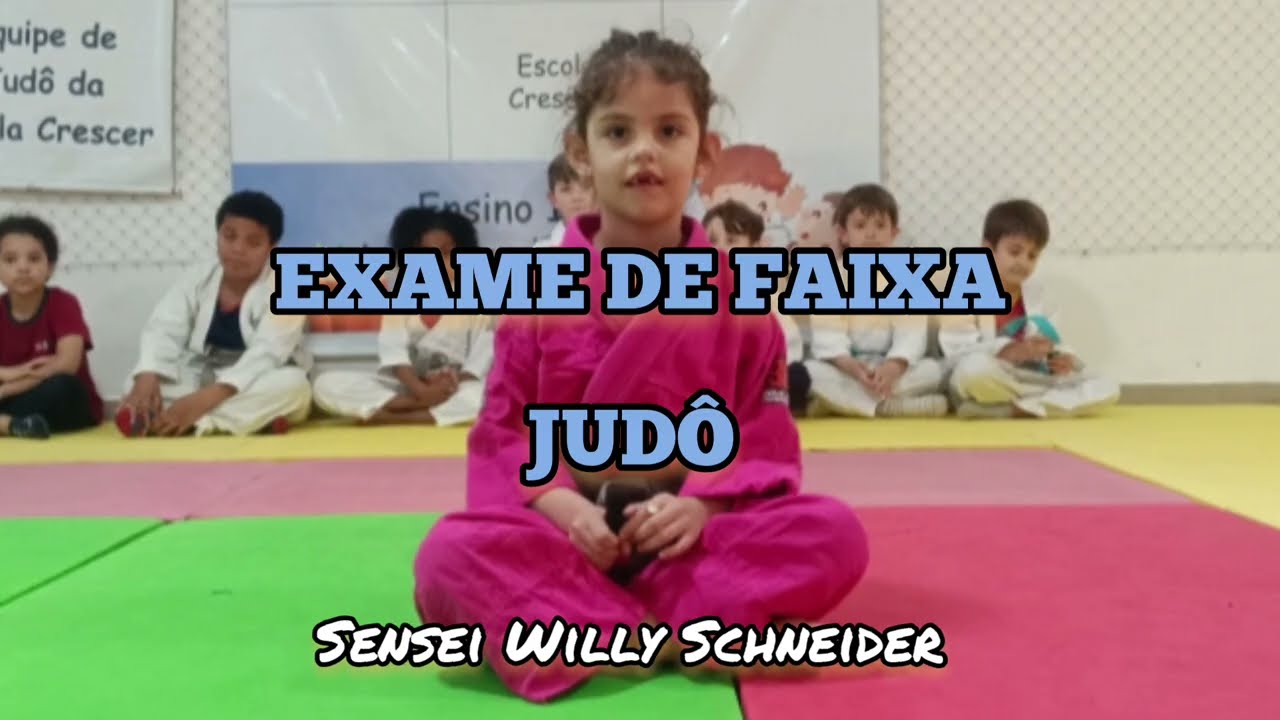JUDÔ - Exame para faixa CINZA PONTA AZUL (Professor Willy Schneider) 