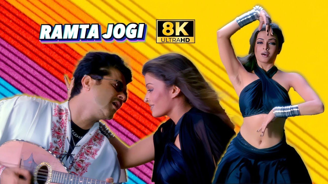 Ramta Jogi 8K Song | Taal | Alka Yagnik | Sukhwinder | A.R.Rahman | 90's Dance Songs Hindi