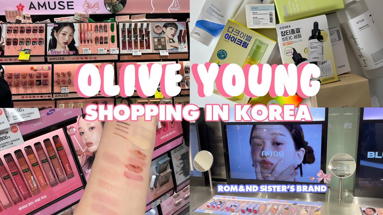 Shopping in Korea vlog Oliveyoung Makeup / Skincare haul🧖🏼‍♀️with Fall / Winter Newness