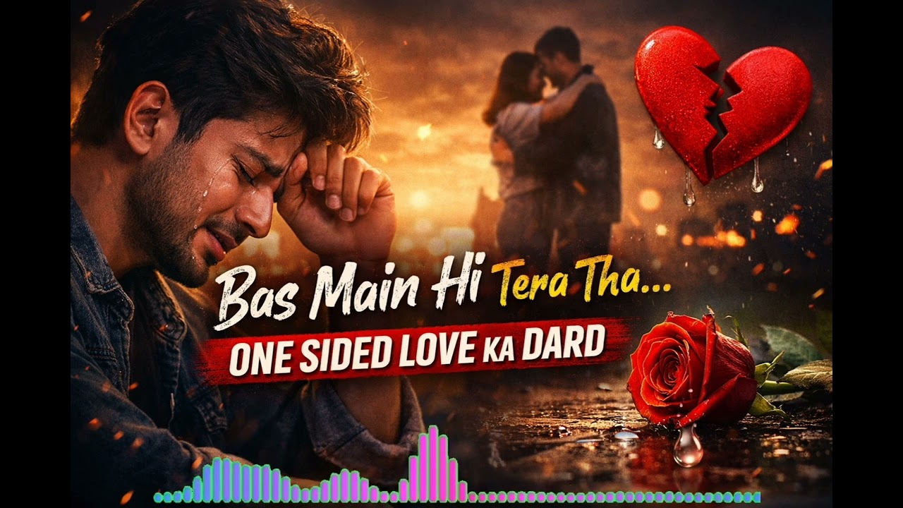 Bas Main Hi Tera Tha 💔 | One Sided Love Sad Song | Heart Touching Dard Bhara Gana 2026