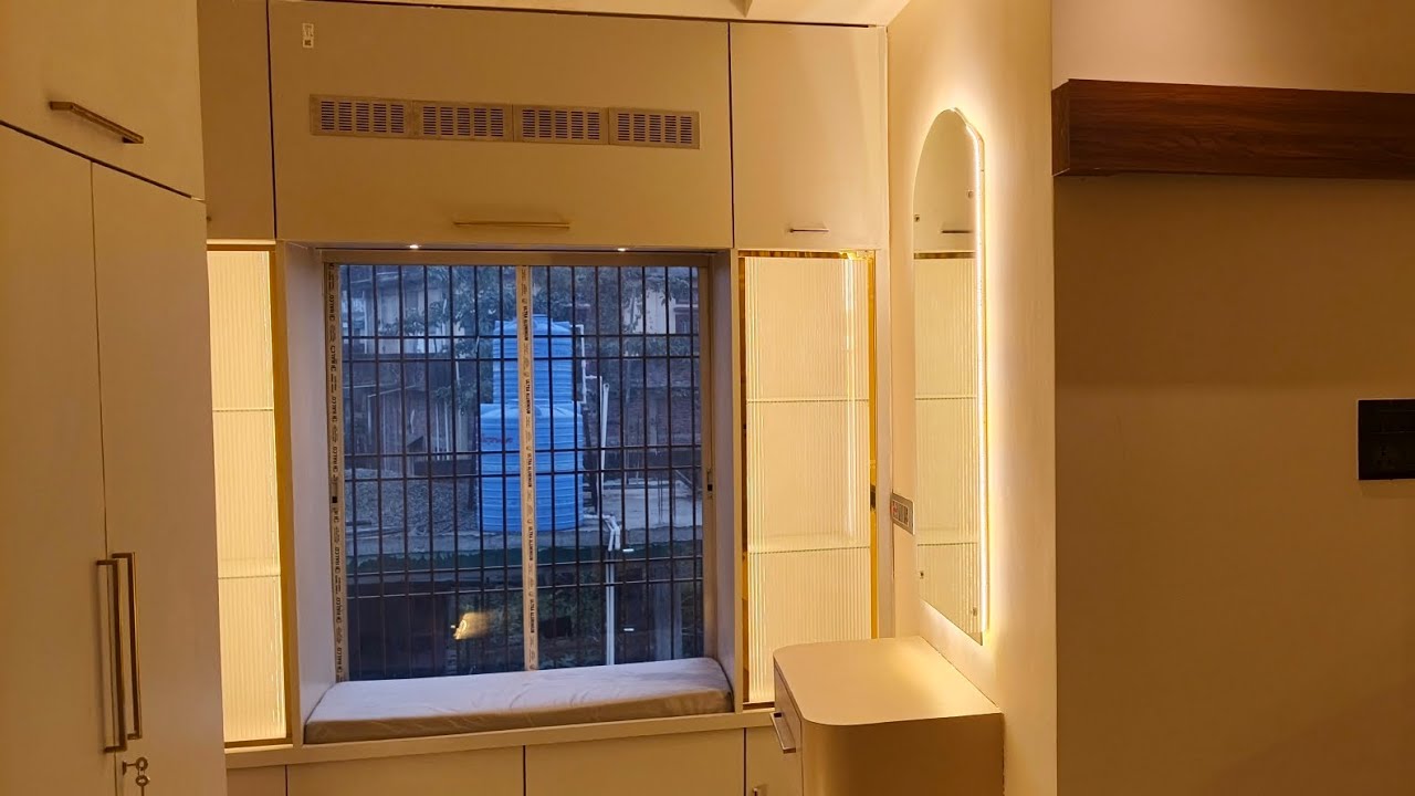 Windows Wardrobe design and a.c cabinet