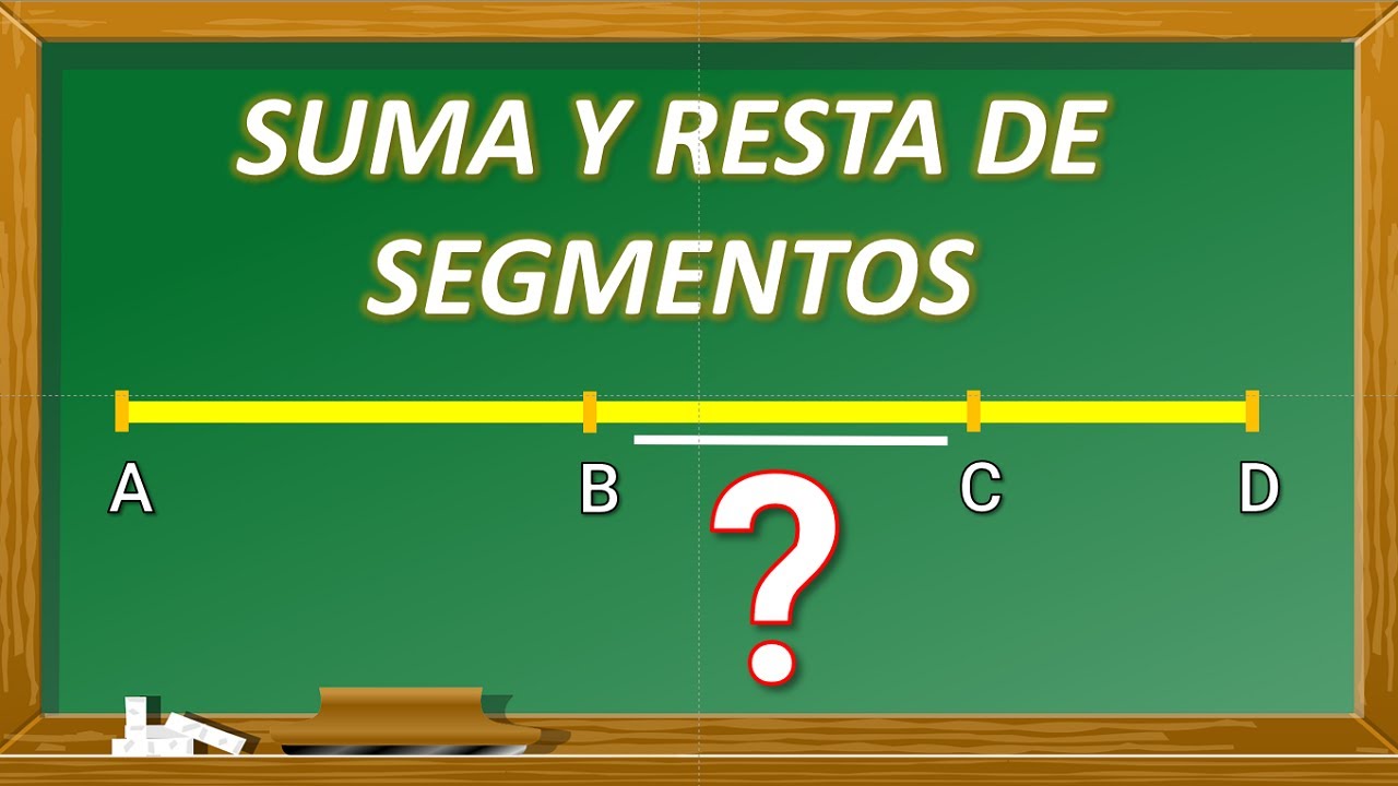 ¡Sumar y restar segmentos es mas fácil de lo que piensas!