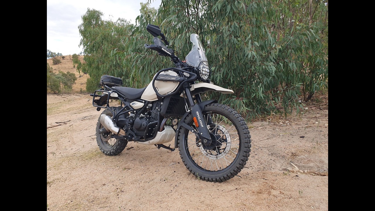 Himalayan 450 onboard ride to the lake