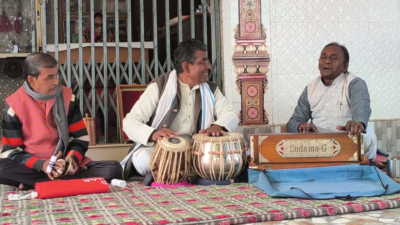 १६०६)बईठकी में #महेंद्र मिश्र| एक दिन भईले सपनवा हो |गायक #सुदामाजी  तबला #सत्यदेवजी #दीनबंधु३०.१.२६