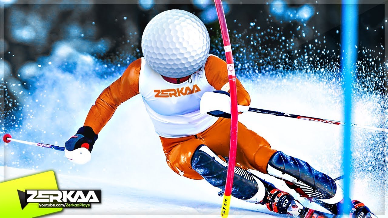 GOLF BALL SKIING! (Golf It)