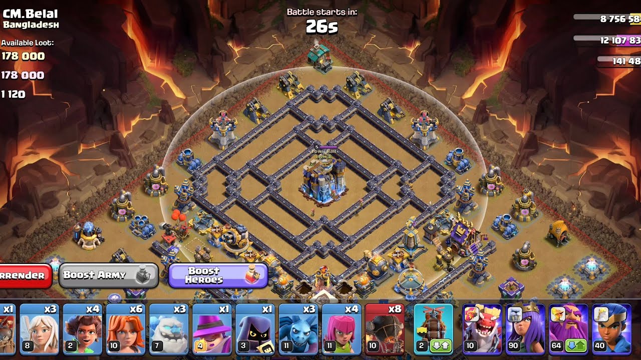 TH15 VS TH18 attack strategy