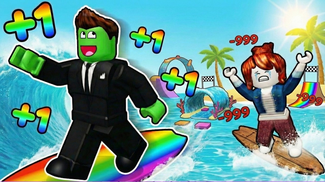 Am BATUT Roblox Surf Tower!