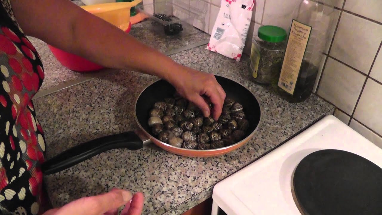 Как приготовить вкусно улиток!