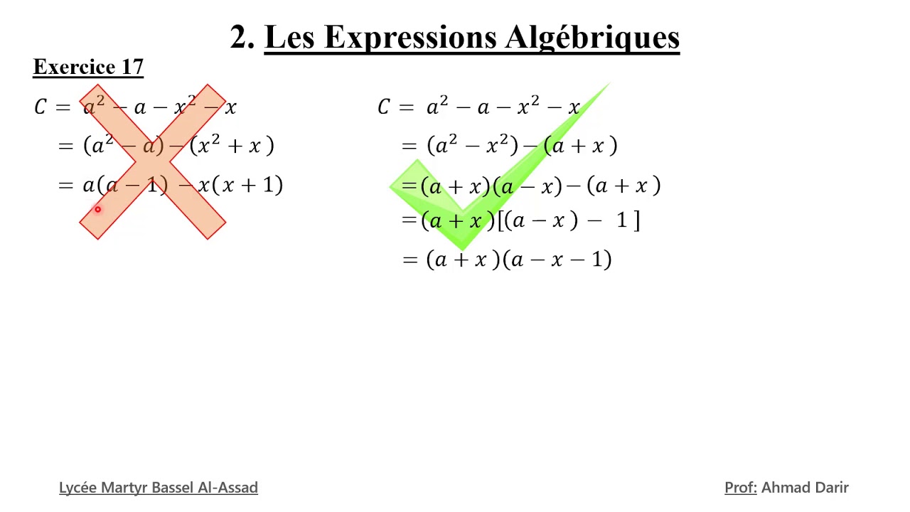 EB9  Factorisation Ex part 2