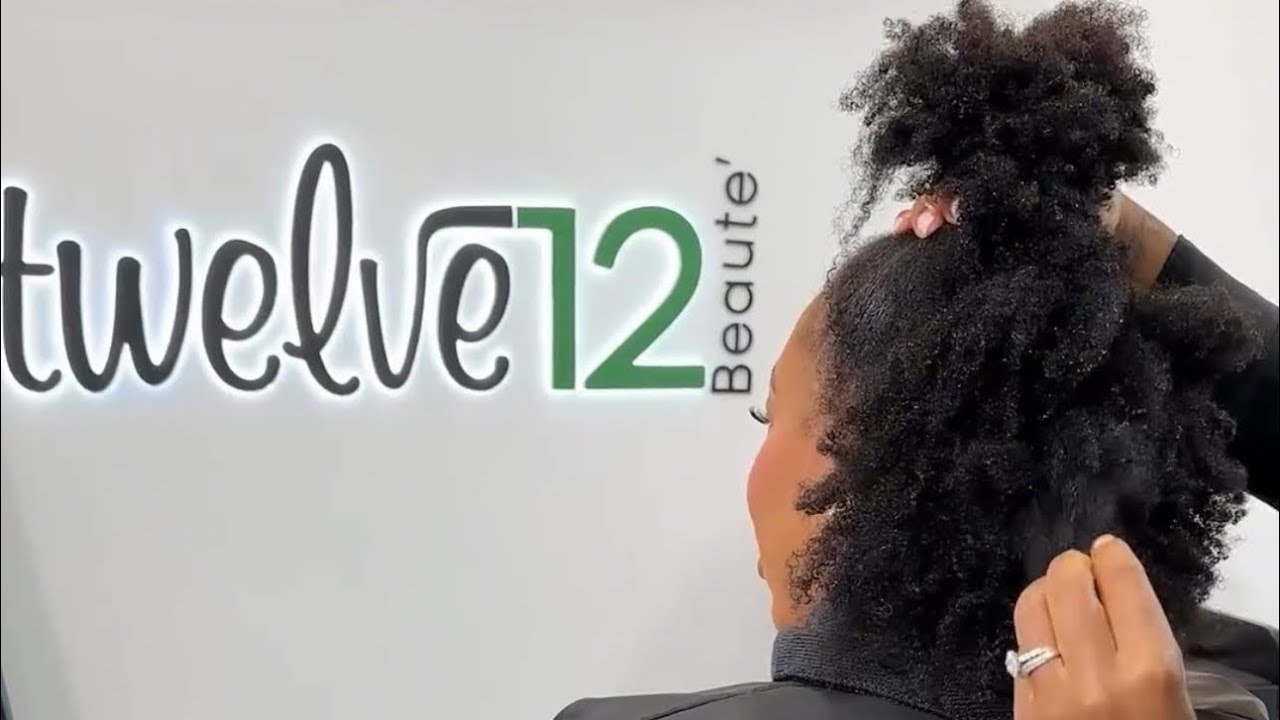 I Never Saw 4C Hair Press Out So Well!! Twelve12beaute Plantbased Products Really Works!