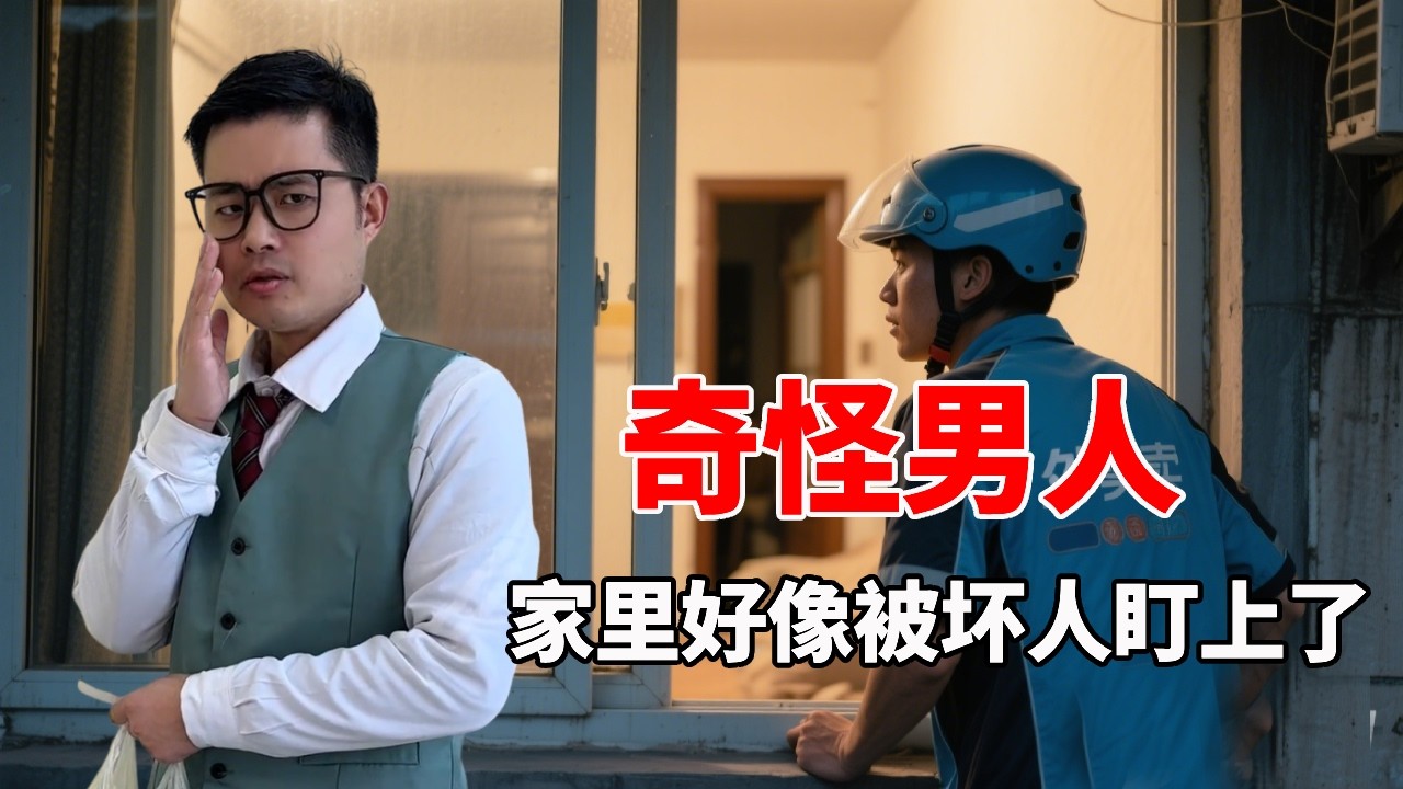 奇怪的外卖员没穿制服还一直往家里看，幸亏爸爸留了心眼，不然太尴尬了！【星星来探案】