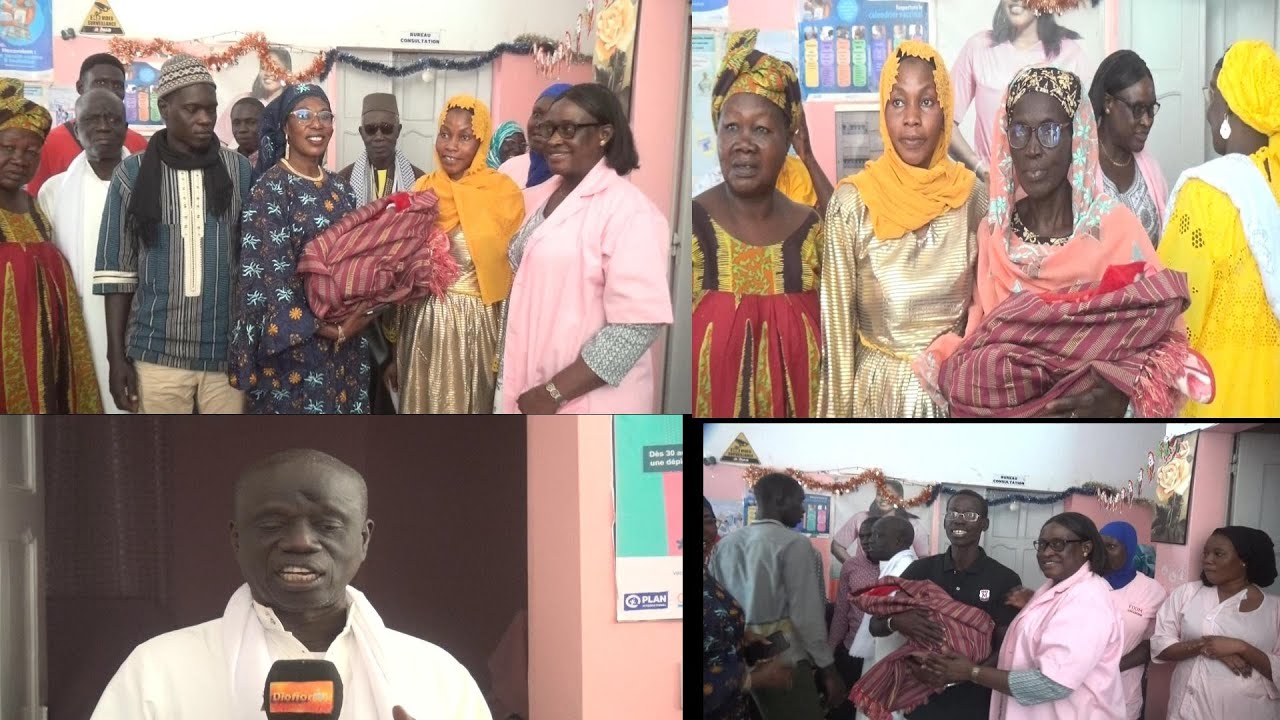 Bébé de l'année  2026 district sanitaire de Diofior l' AEERD fait des dons au bébé ,