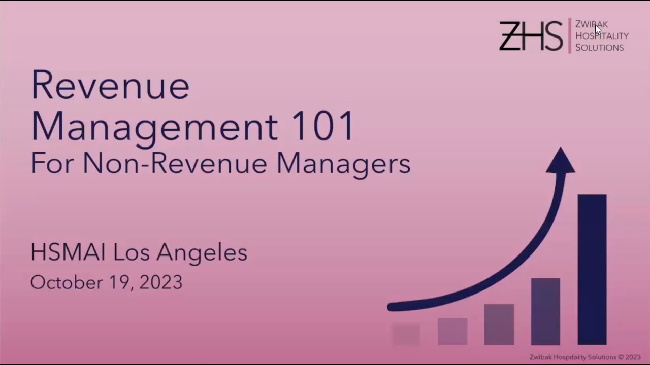 Revenue Management 101 for Non-Revenue Managers