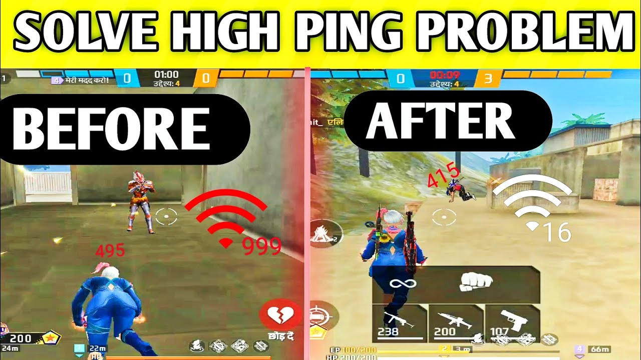 How To Solve 999+ Network ProblemFree Fire 😱 || How To Fix NetworkProblem || 999+ Ping Problem