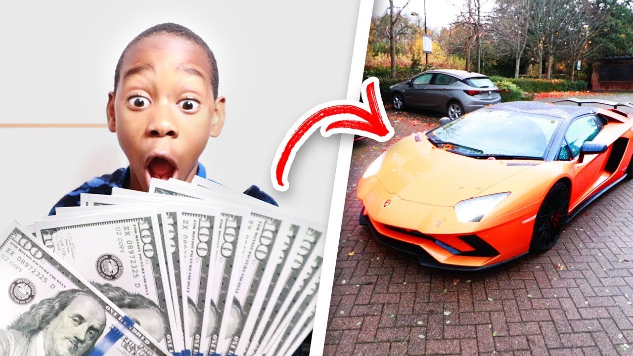 I Gave My Little Brother $1,000 To Spend In 24 Hours! (He Got A Lamborghini)