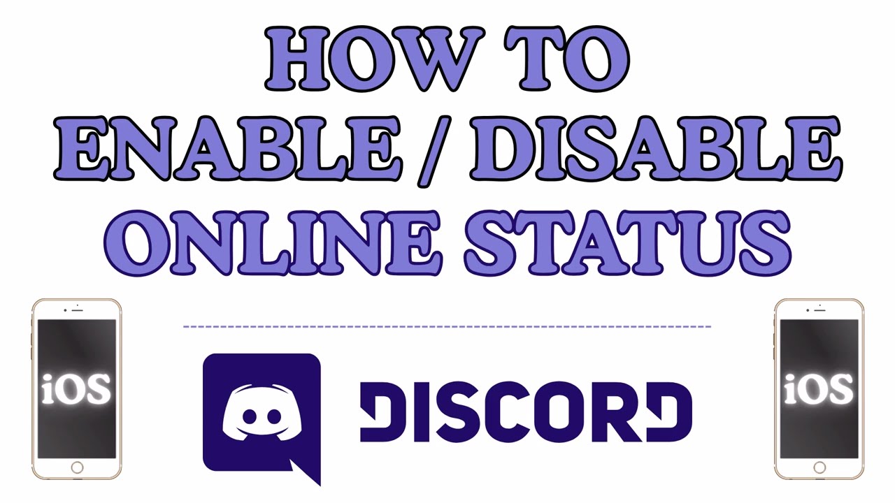 How to Enable or Disable Your Online Status on the Discord App using an iPhone | iOS Tutorial 👍