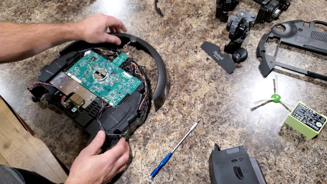 Как полностью разобрать модели iRobot Roomba серии i