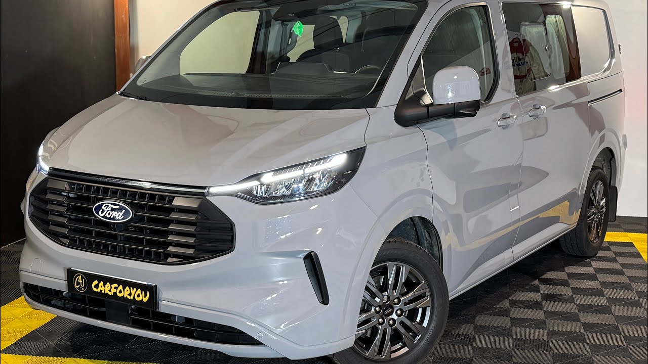 Ford Transit Custom 2.0 EcoBlue Limited L1H1 Cabine Approfondie 170ch Sièges chauffants, Caméra 360°