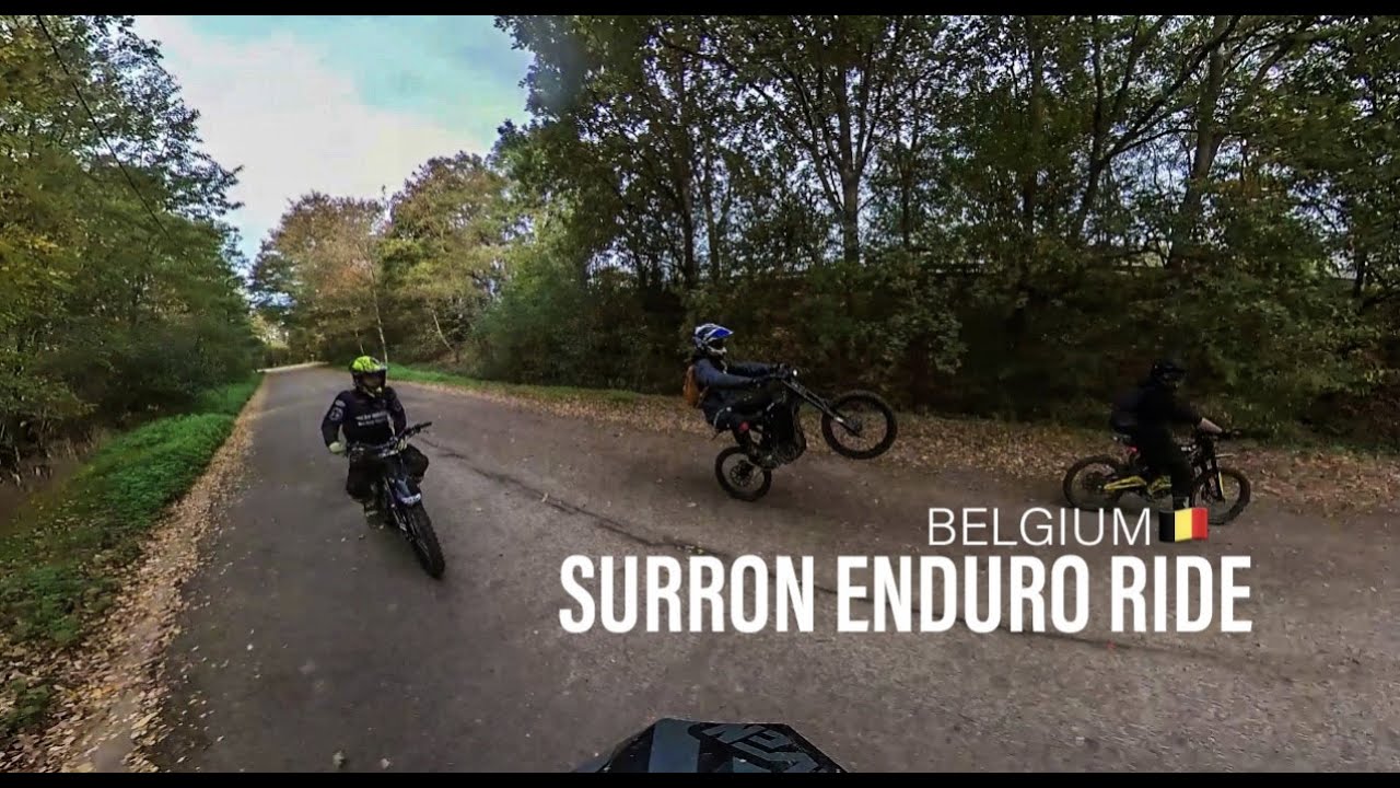 SURRON ENDURO RIDE BELGIUM OKTOBER 2022