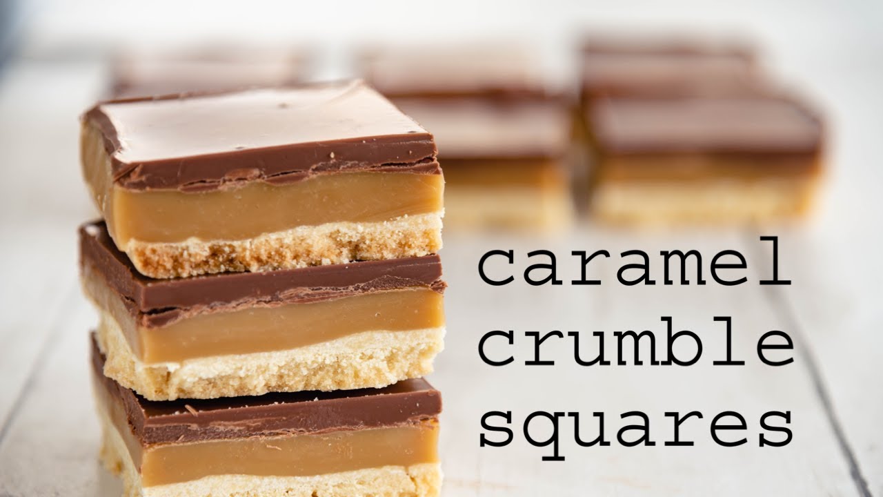 Caramel Crumble Squares | traybakes & more