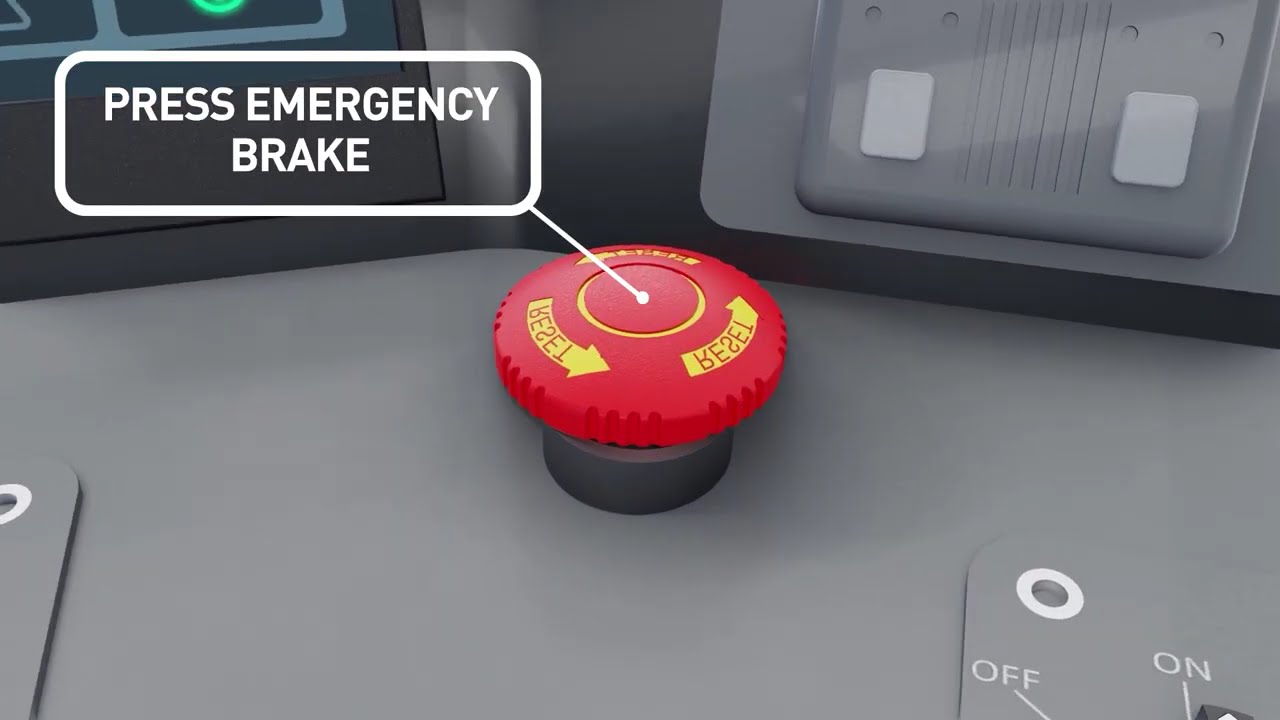 Animasi Operasional Simulator Driver Desk KCMP Desain tim ITS