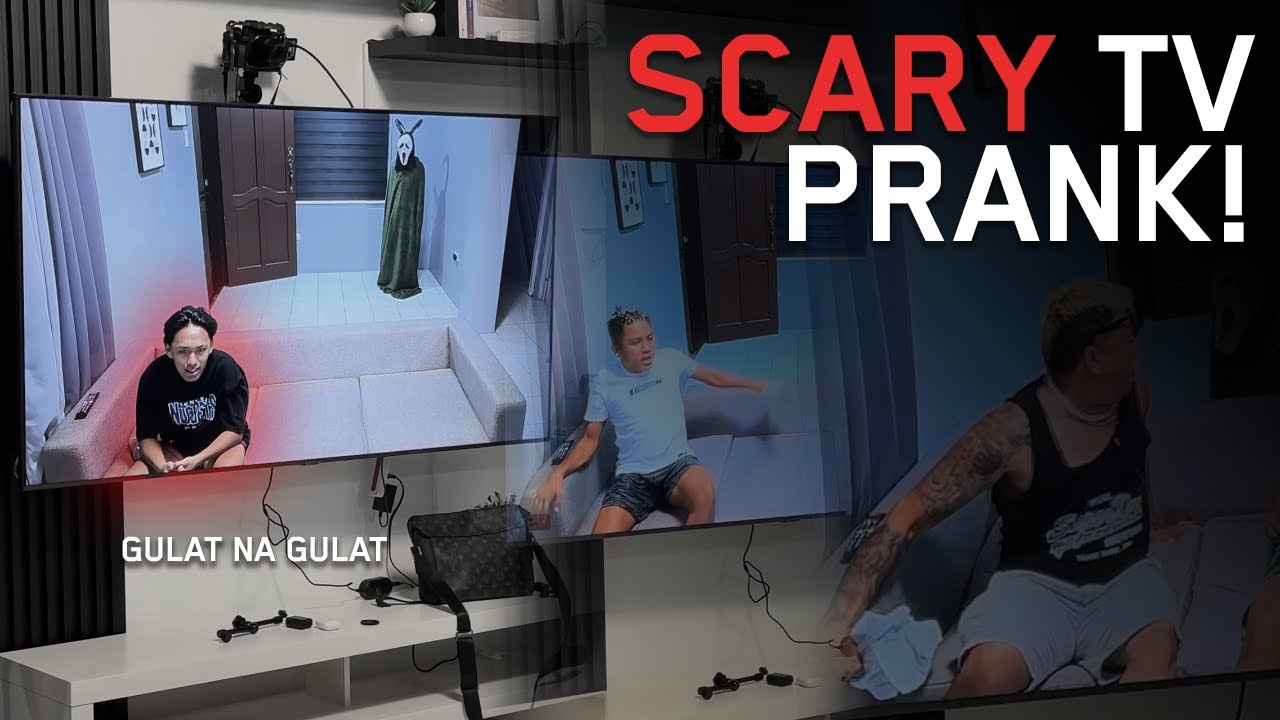SCARY ILLUSION TV PRANK KANILA TROIJAN #BossLucio