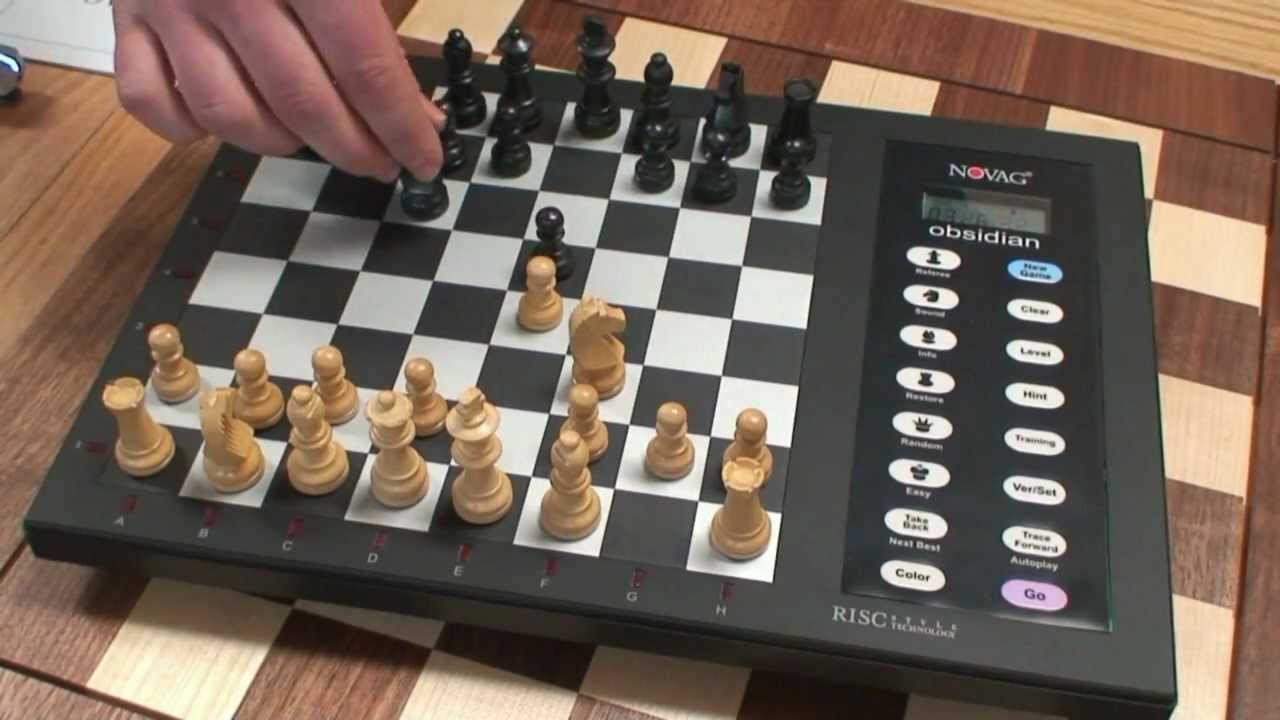 How to Use Electronic Chess Set: Novag Obsidian