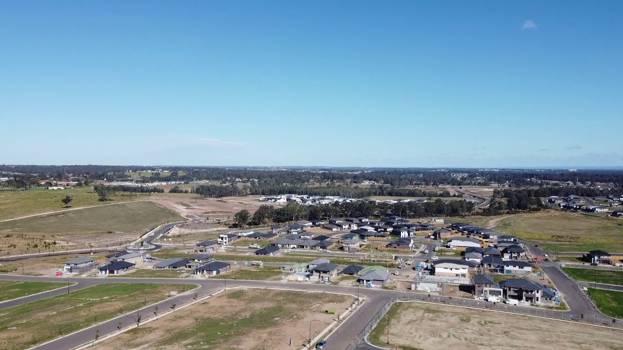 BOX HILL NSW DRONE FOOTAGE FUTURE TOWN