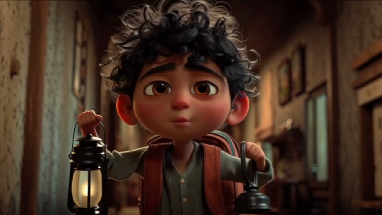 Ek Bacche Aur Uski Lalten 😱 | Emotional Horror Story in 3D Pixar Style | Hindi