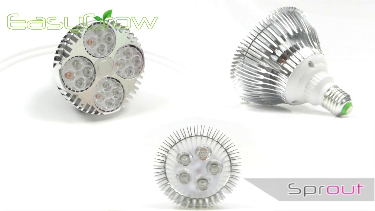 Светодиодные лампы для досветки растений, рассады EasyGrow Sprout