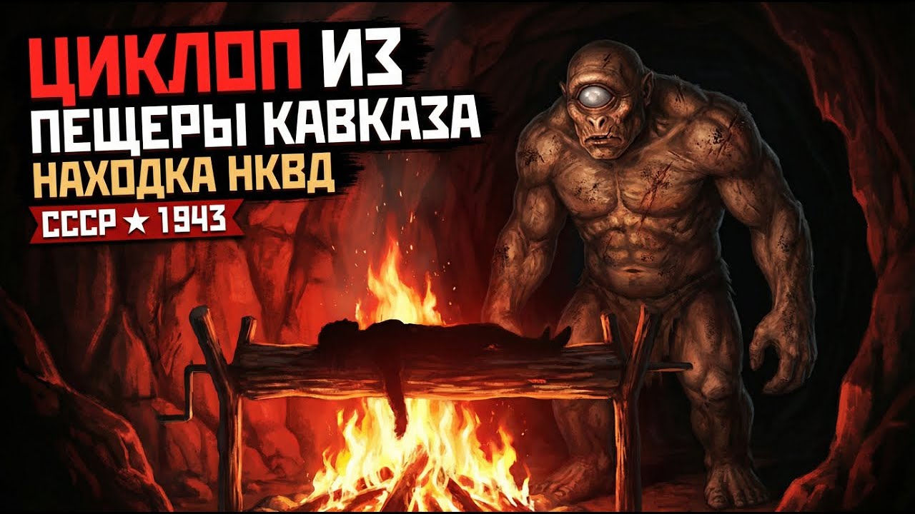 ГИГАНТ ИЗ ПЕЩЕРЫ КАВКАЗА. Мы нашли «ЦИКЛОПА» в 1943 году | Он был слеп