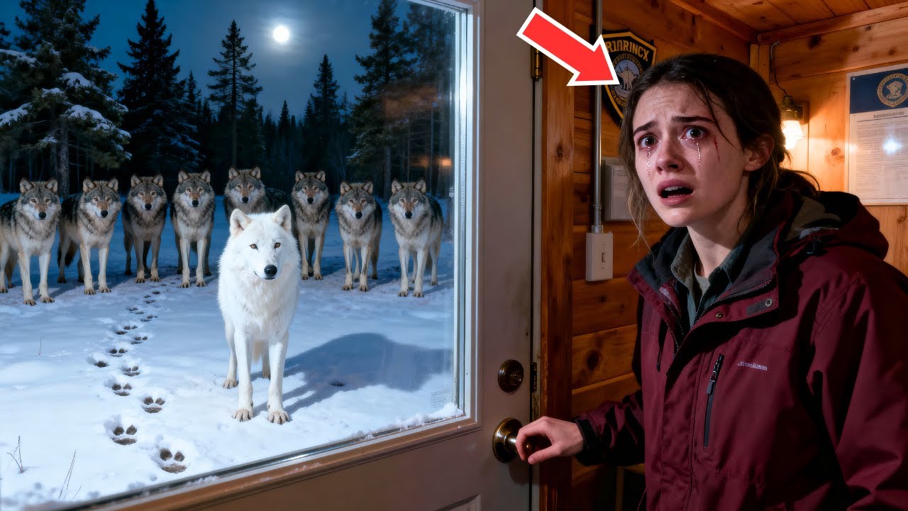 12 Wild Wolves Stood Outside Her Door All Night. The Truth Was Terrifying