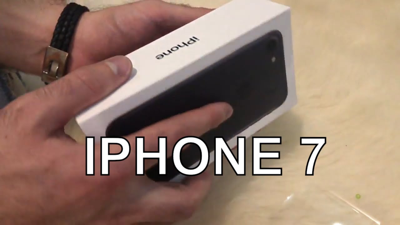 Распаковка iPhone 7 32 Gb Black в 2020 году. Айфон 7 чёрный