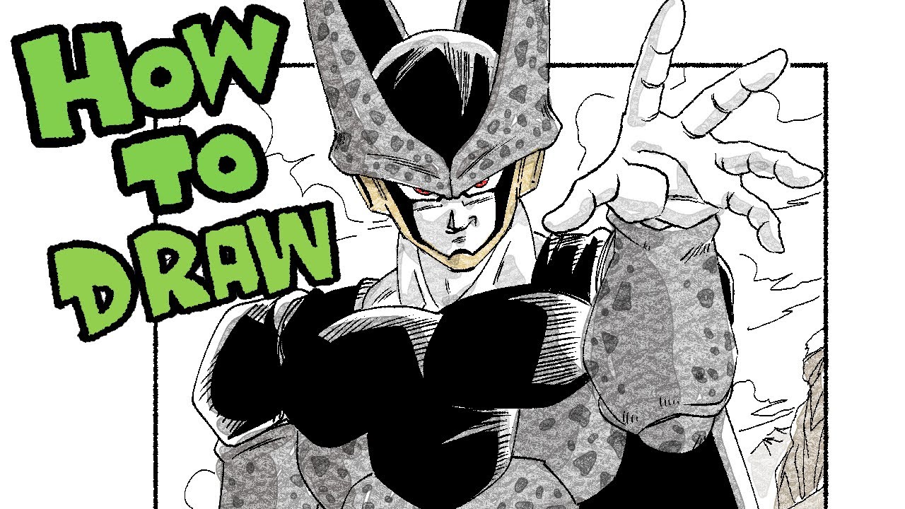 【DRAGONBALL】How to draw Perfect CELL＆DB's Hands!
