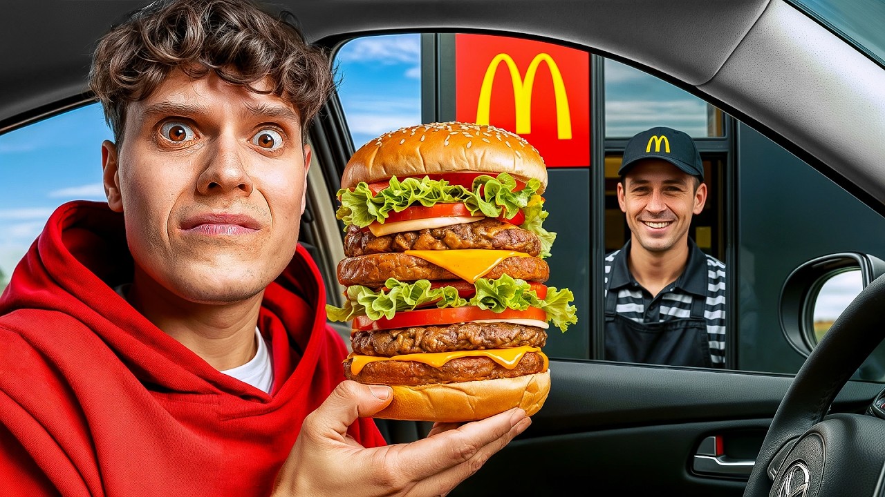 Poprosiłem w każdym FAST FOOD o coś NAJWIĘKSZEGO