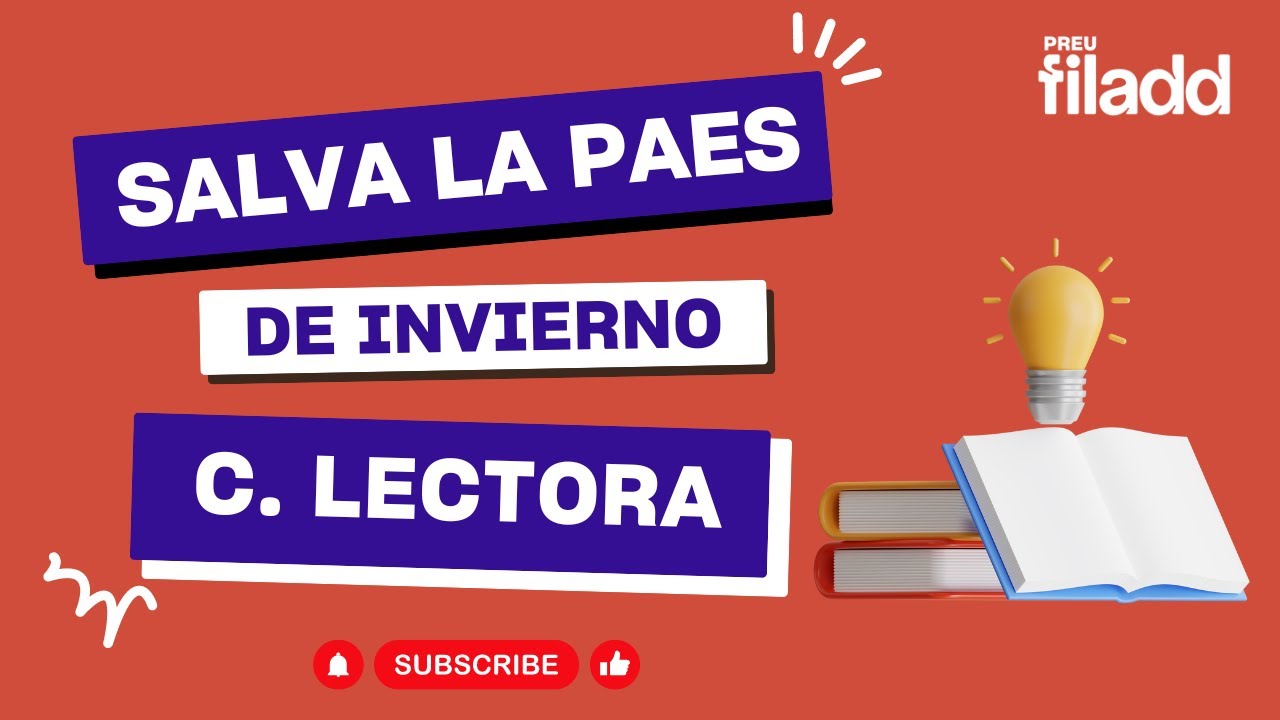 EN VIVO | Salva la PAES | C. Lectora | Preu Filadd