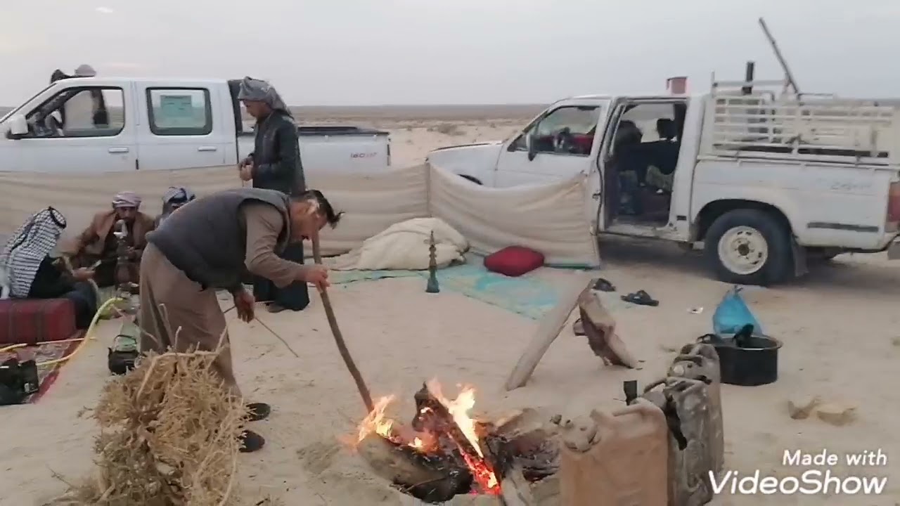 كشتات في أجواء المطر بادية السماوه العراق عادل  بصيه خرسان رويحان ٢٠٢٢