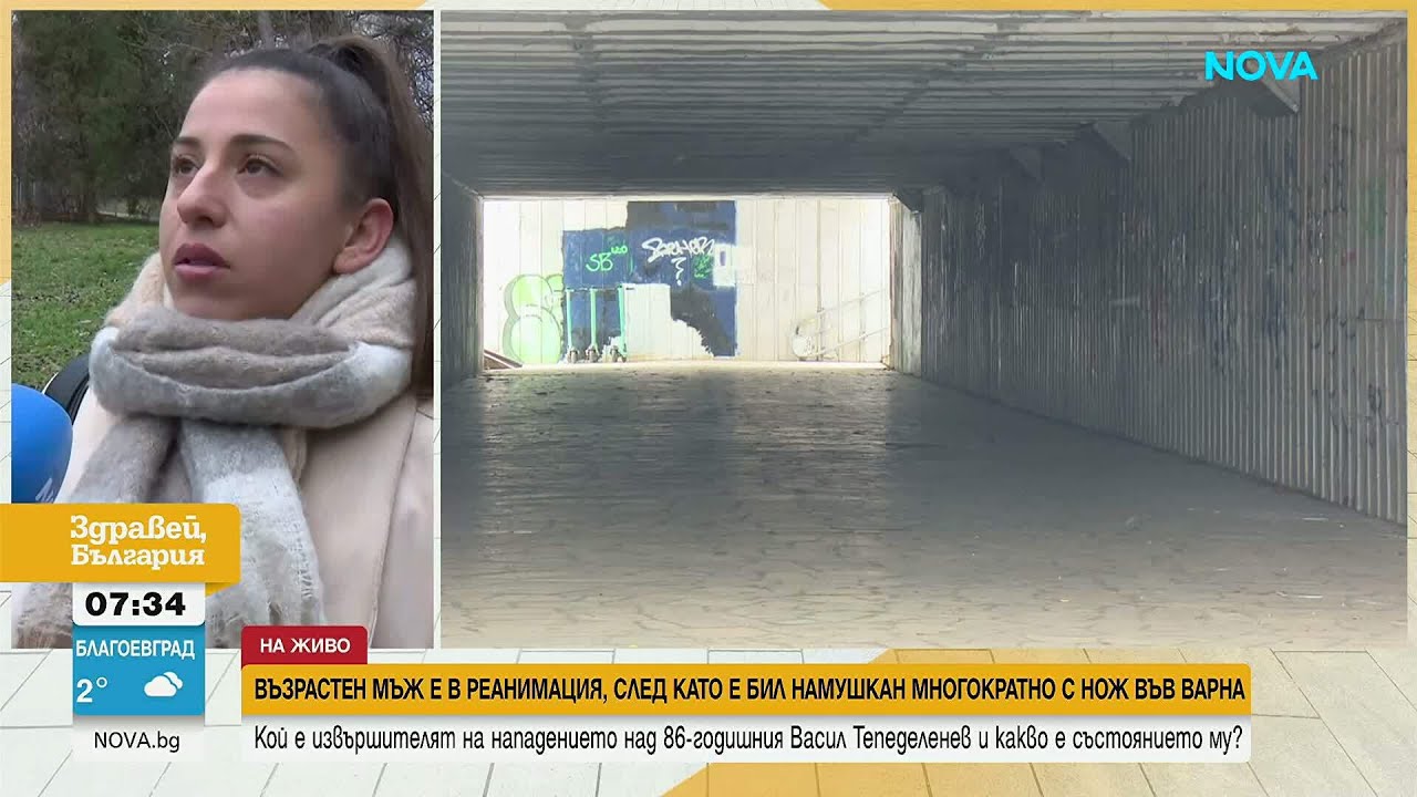 След кървавото нападение в морската градина във Варна: Нападателят е задържан