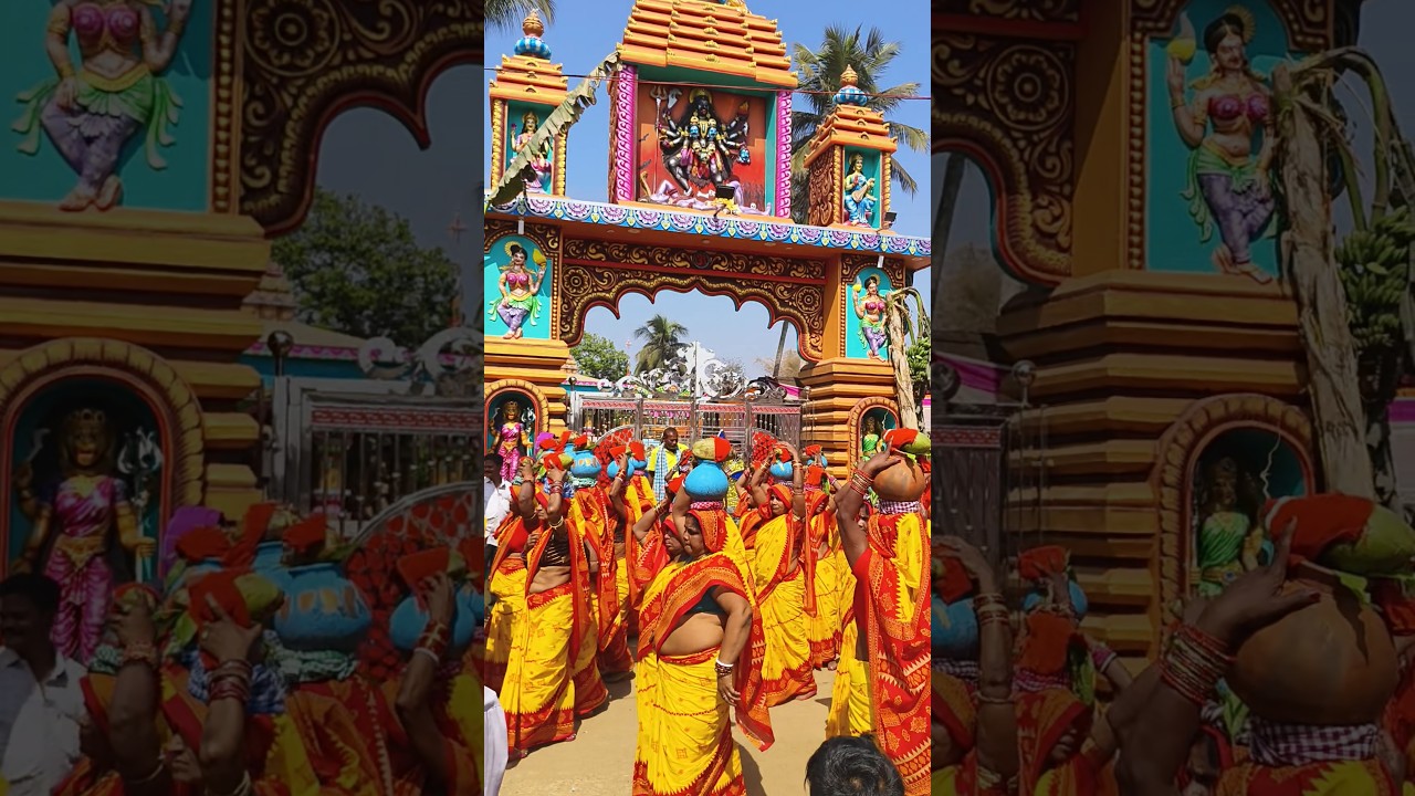 Ma lo dakhina kali Tanarada Kali temple pratista #villagehalchal #hindutemple #kali #kalimaa