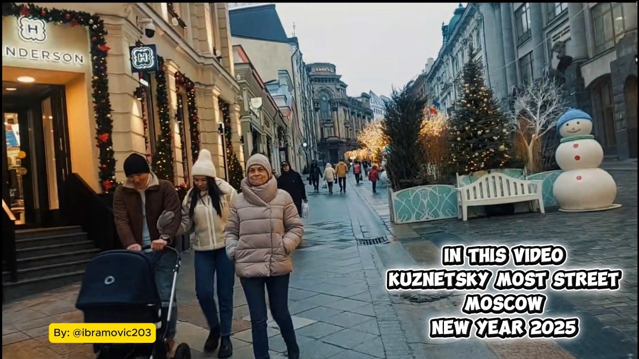 Kuznetsky Most Street, walking in Moscow center #travelvlog #russia  #russiavlog