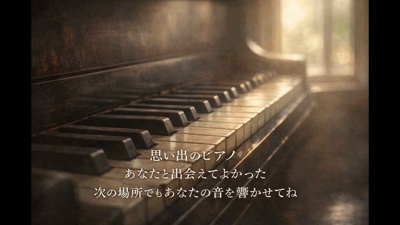 全盲の私が弾く〜Comme au premier jour（めぐり逢い）– André Gagnon