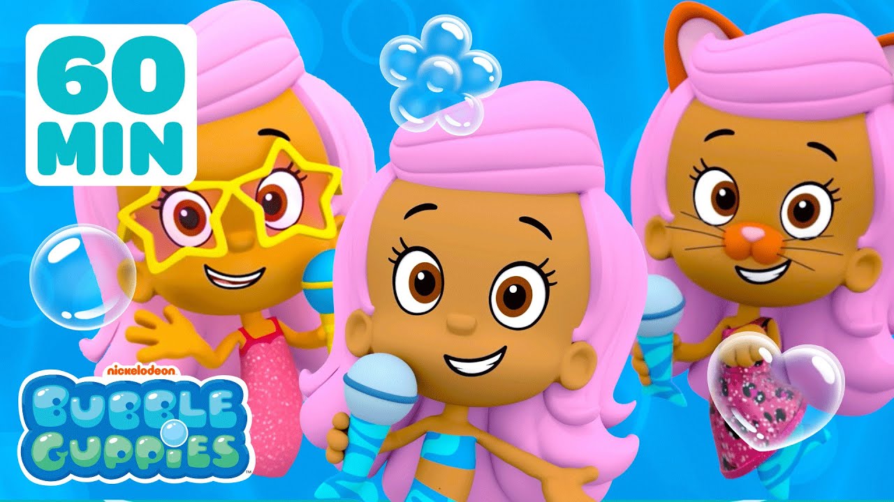 Molly's BEST Bubble Guppies Sing Along Songs! w/ Gil, Zooli & Deema | 1 Hour | Bubble Guppies